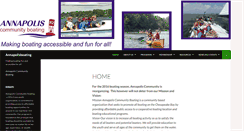 Desktop Screenshot of annapolisboating.org