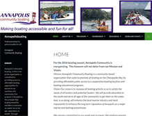 Tablet Screenshot of annapolisboating.org